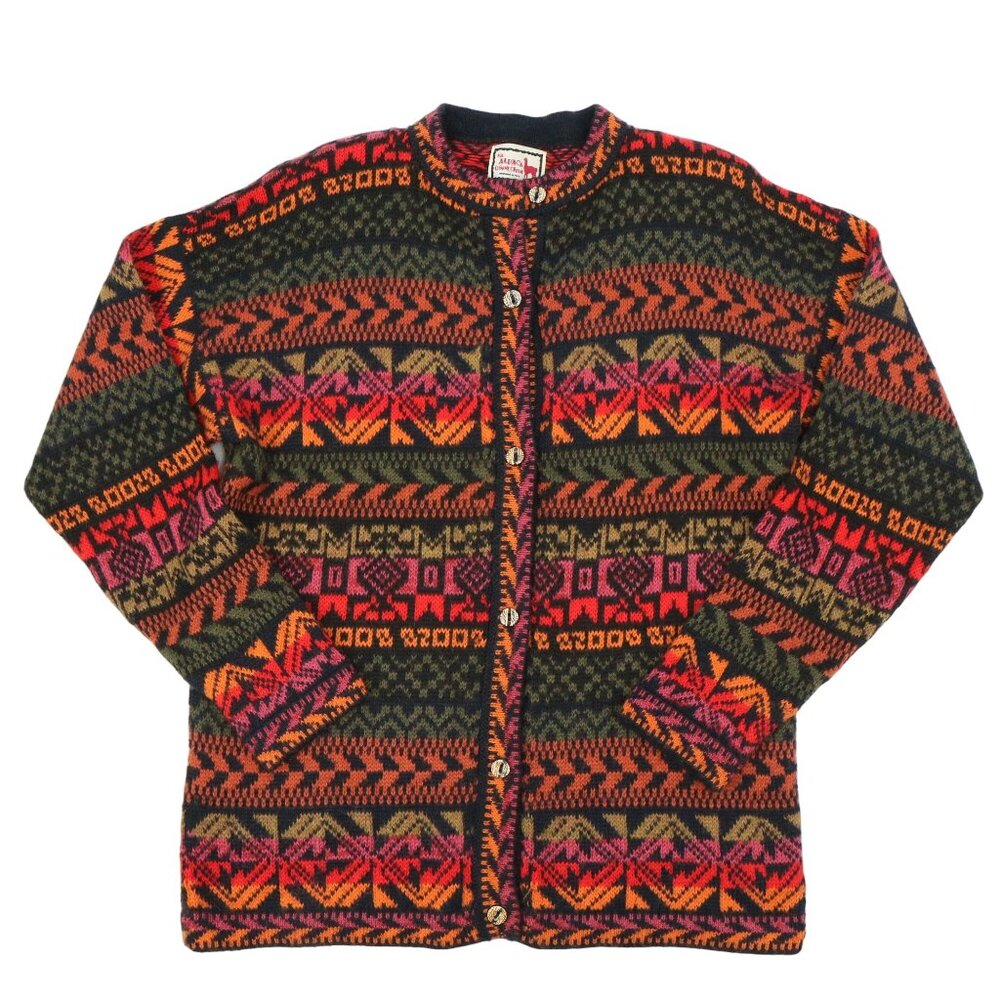 The Alpaca Connection Button Front Peruvian Alpac… - image 1